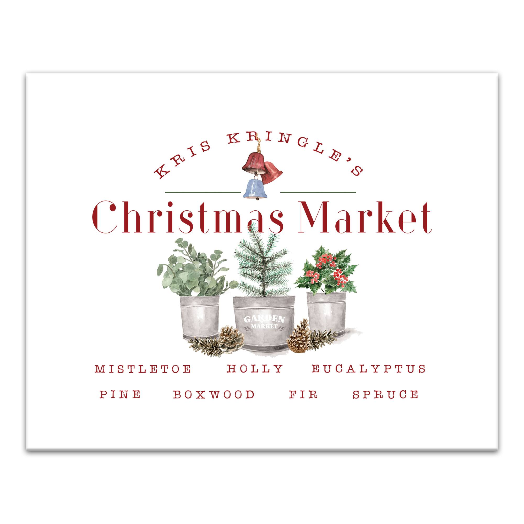 Kringle Christmas Market Canvas Wall Art